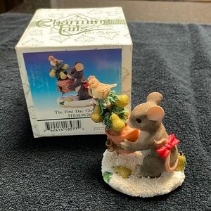 Charming Tails Fitz & Floyd “On The First Day Of Christmas”